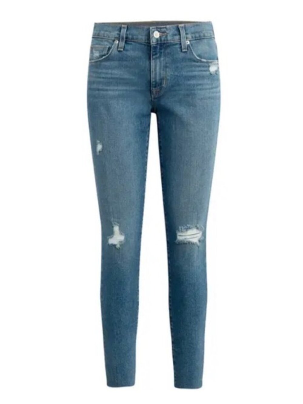 Krista Distressed Low Rise Skinny Ankle Jeans 26